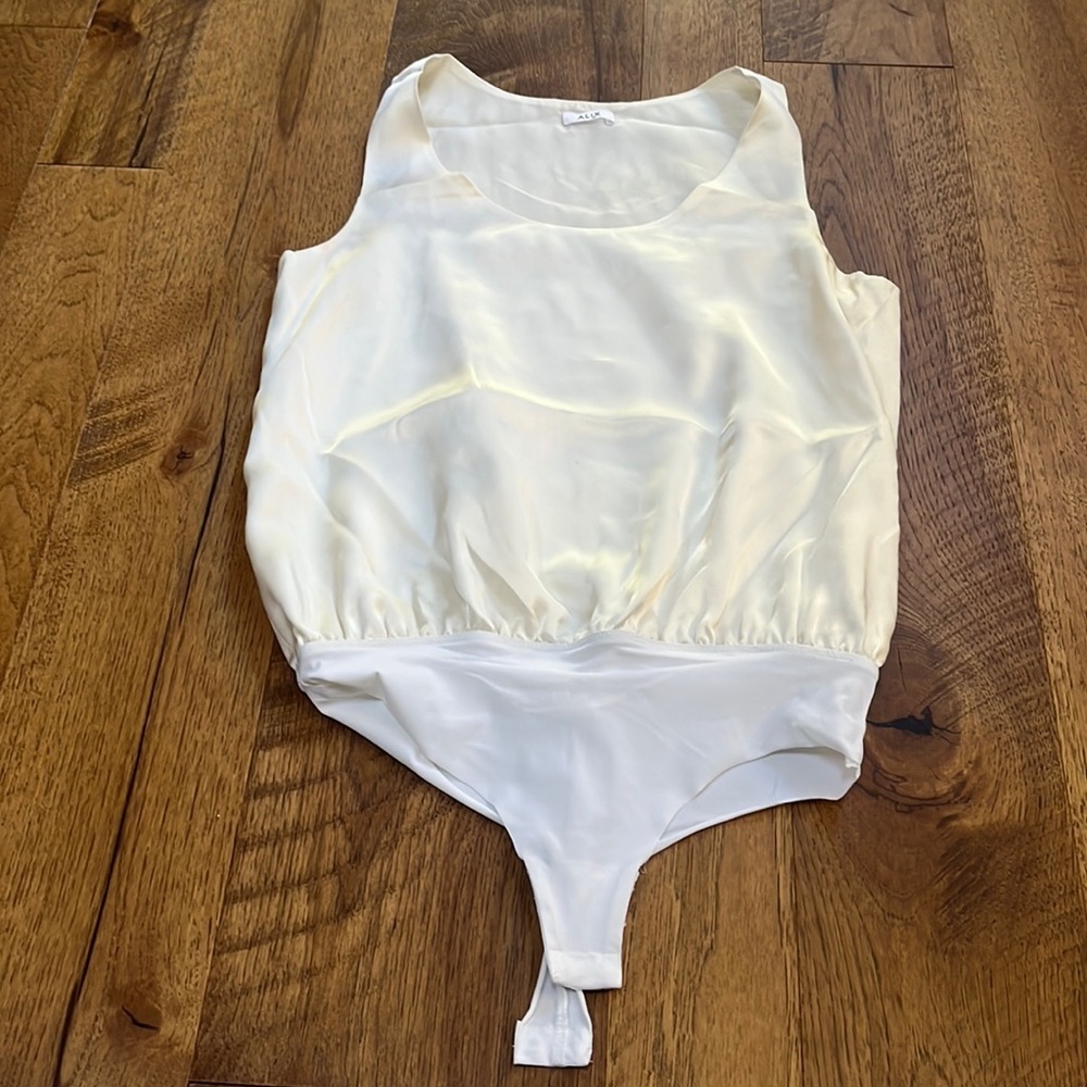 Alix Woman’a Silk Body Suit Size XS